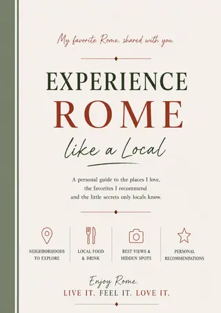 Cover of Experience Rome like a Local